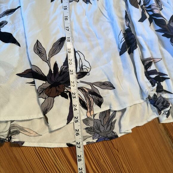 Free People Tree Swing Tunic Dress Sz Small White Floral Lace Concert Festival - Picture 13 of 14